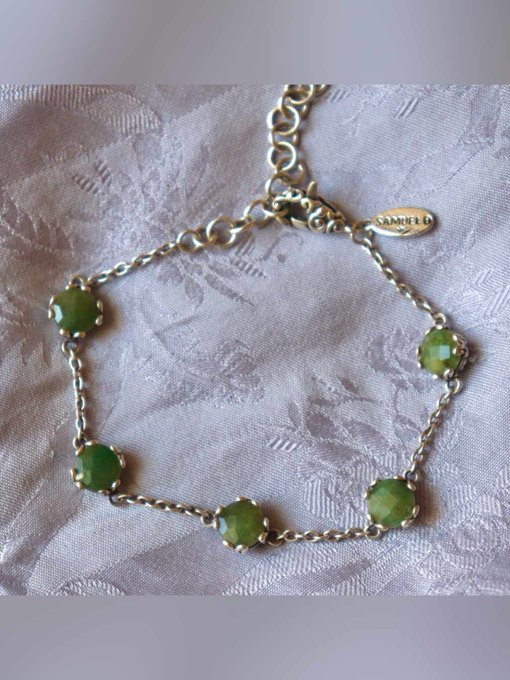 Samuel B. Emerald Glow Bracelet.